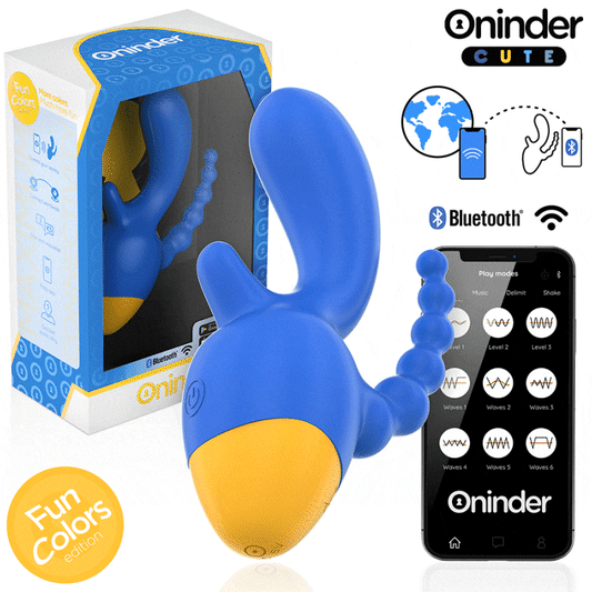ONINDER CUTE - LOVE 3 SOME TROJITÝ VIBRÁTOR - BEZPLATNÁ CELOSVĚTOVÁ APLIKACE