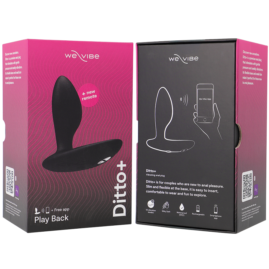 WE-VIBE - VECTOR+ BLACK PROSTATE MASSAGER