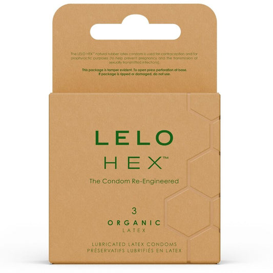 LELO - HEX BIO KRABIČKA S KONDOMY, 3 KS