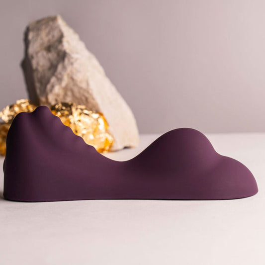 ROCKS-OFF - SEDACÍ VIBRÁTOR RUBY GLOW PURPLE