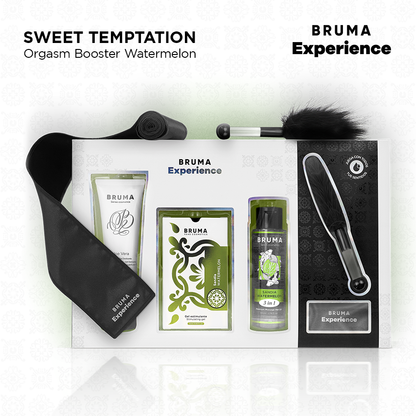 BRUMA XPERIENCE - SWEET WATERMELON TEMPTATION KIT WITH ORGASM ENHANCER