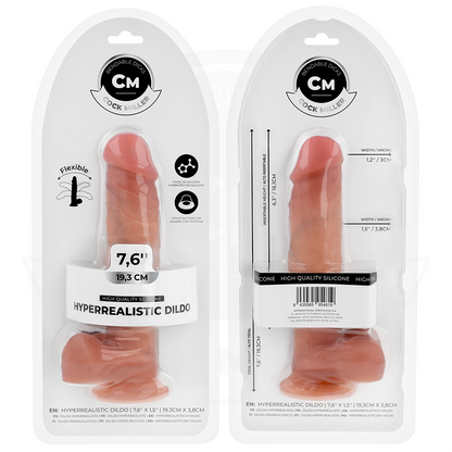 COCK MILLER - HYPERREALISTIC ARTICULABLE DILDO 19.3 CM