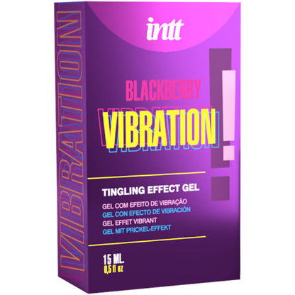 INTT RELEASES - TEKUTÝ VIBRAČNÍ GEL S PŘÍCHUTÍ OSTRUŽINY 15 ML