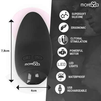 MORESSA - BLOSSOM ČERNÝ VIBRÁTOR