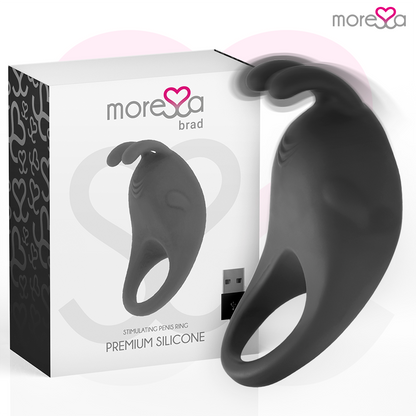 MORESSA - BRAD PREMIUM SILIKONOVÉ DOBÍJECÍ ČERNÉ