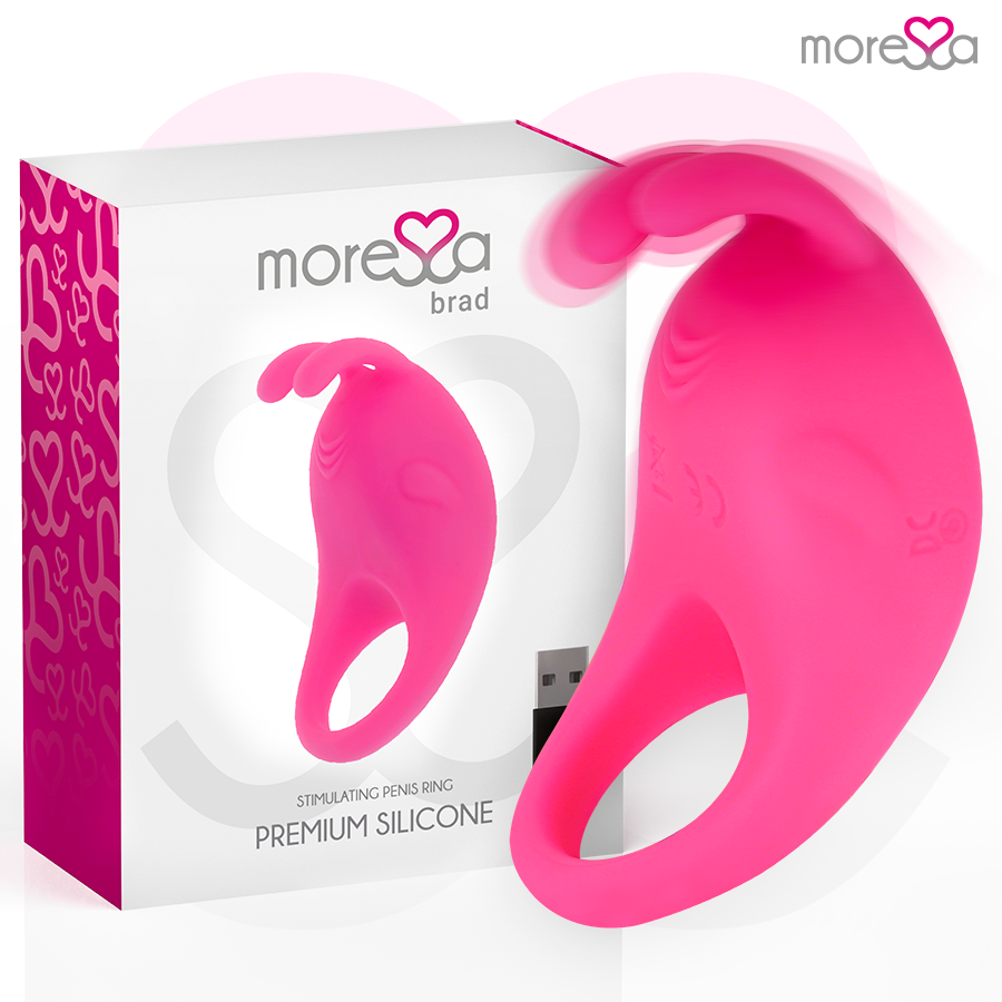 MORESSA - BRAD PREMIUM SILIKONOVÉ DOBÍJECÍ RŮŽOVÉ