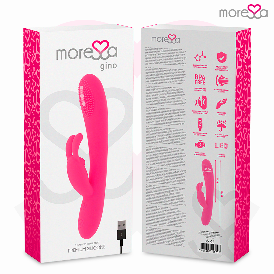 MORESSA - GINO PREMIUM SILIKONOVÉ DOBÍJECÍ