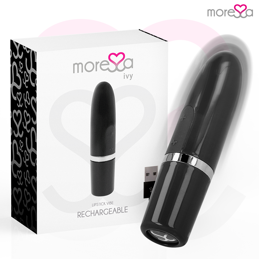 MORESSA - VIBRÁTOROVÝ STIMULÁTOR IVY CESTOVNÍ ČERNÁ