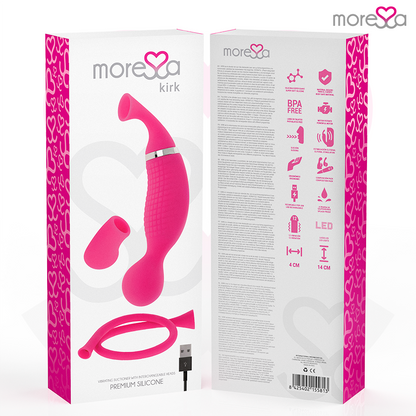 MORESSA - KIRK DUO SACÍ + MULTIFUNKČNÍ MASÁŽNÍ PŘÍSTROJ PREMIUM SILIKONOVÝ DOBÍJECÍ