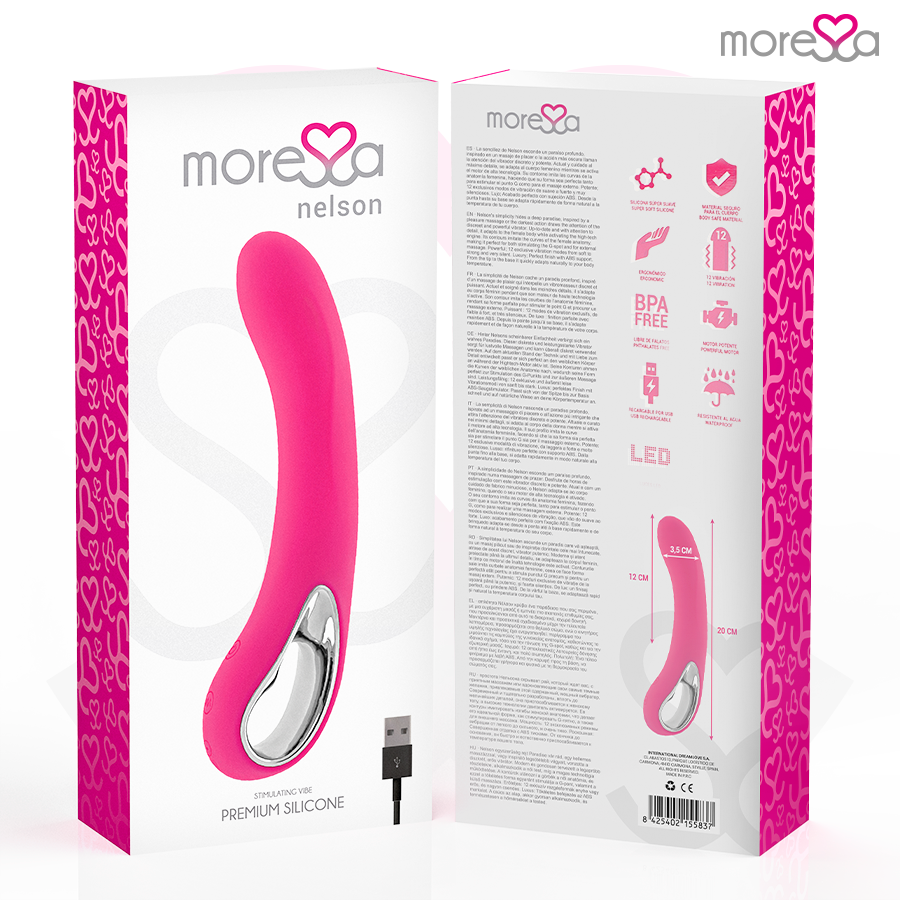MORESSA - NELSON PREMIUM SILICONOVÉ DOBÍJECÍ