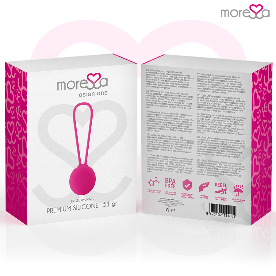 MORESSA - OSIAN ONE PREMIUM SILIKONOVÝ RŮŽOVÝ