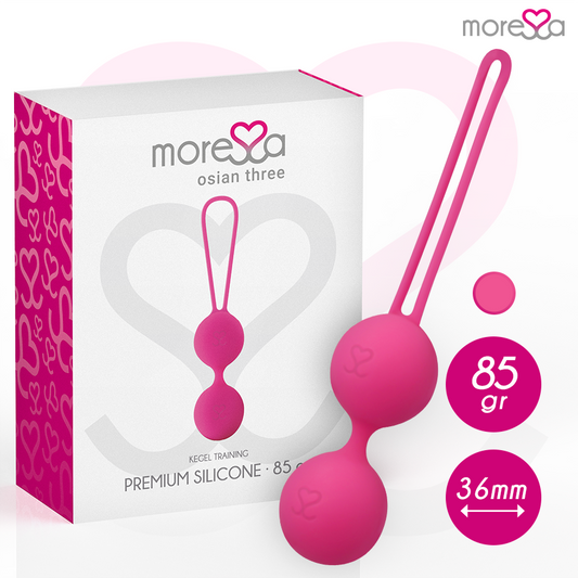 MORESSA - OSIAN THREE PREMIUM SILIKONOVÁ RŮŽOVÁ
