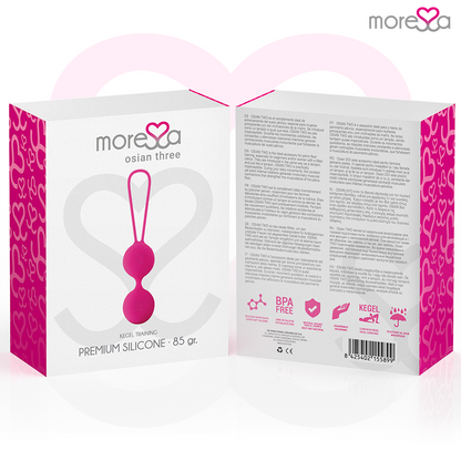 MORESSA - OSIAN THREE PREMIUM SILIKONOVÁ RŮŽOVÁ
