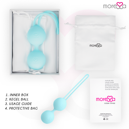 MORESSA - OSIAN THREE PREMIUM TYRKÝZOVÝ SILIKON