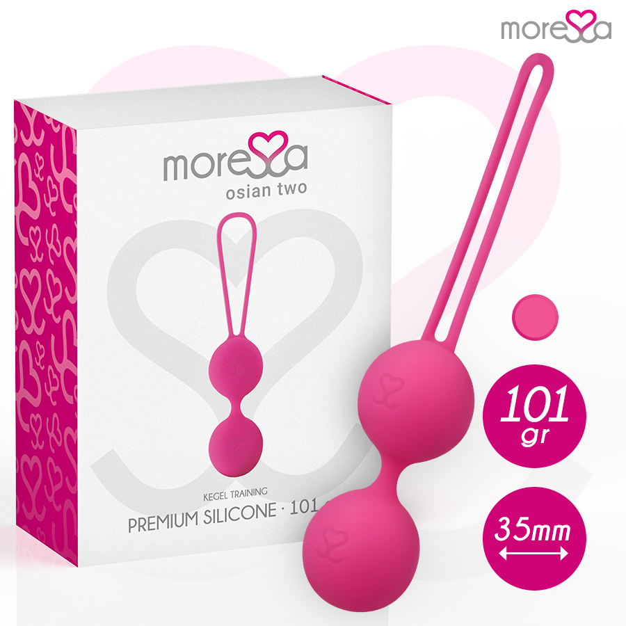 MORESSA - OSIAN TWO PREMIUM SILIKONOVÉ RŮŽOVÉ