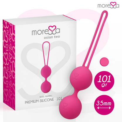 MORESSA - OSIAN TWO PREMIUM SILIKONOVÉ RŮŽOVÉ