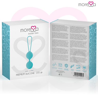 MORESSA - OSIAN TWO PREMIUM TYRKÝZOVÝ SILIKON