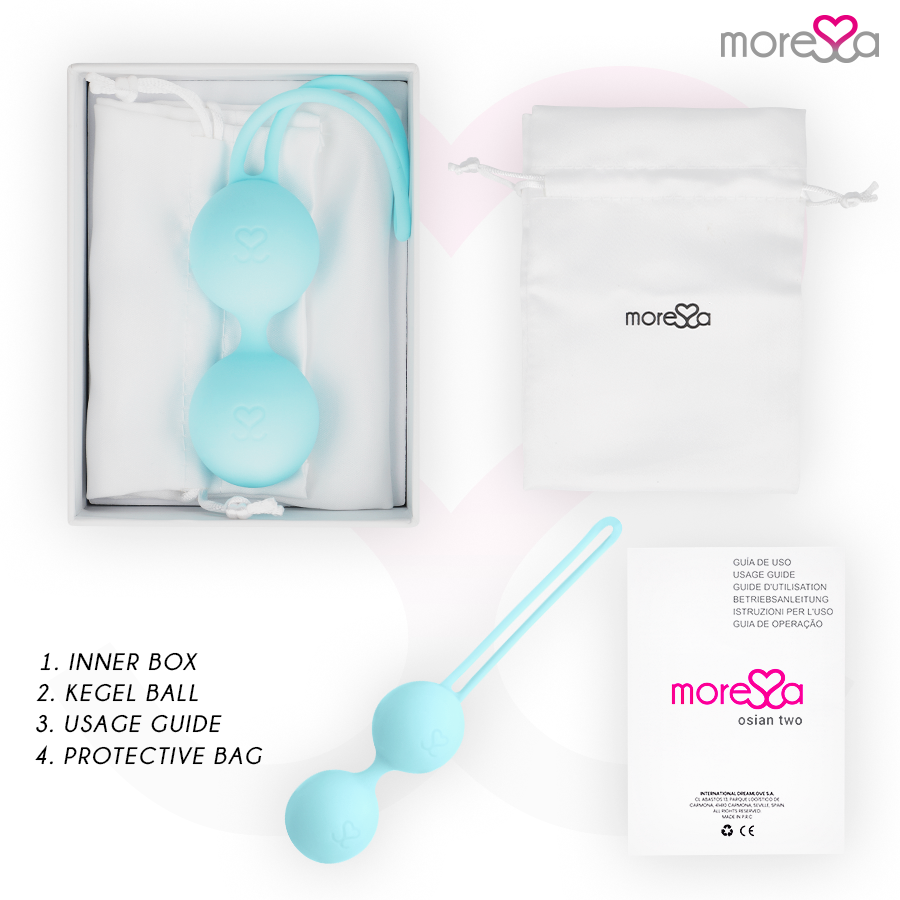 MORESSA - OSIAN TWO PREMIUM TYRKÝZOVÝ SILIKON