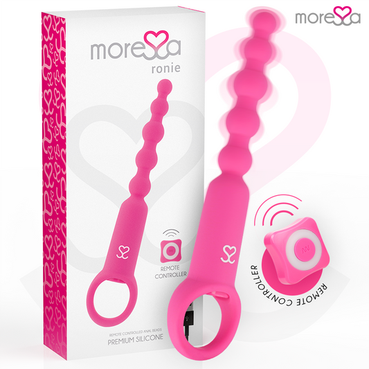 MORESSA - RONIE DÁLKOVÉ OVLÁDÁNÍ ANÁLNÍ POTĚŠENÍ RŮŽOVÁ