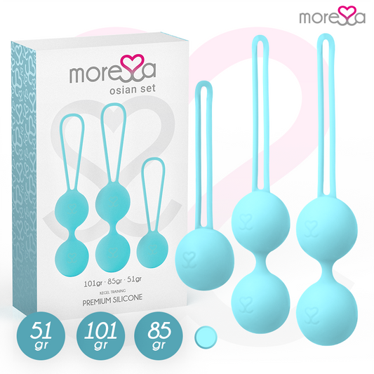 MORESSA - OSIAN SET PREMIUM TYRKÝZOVÝ SILIKON