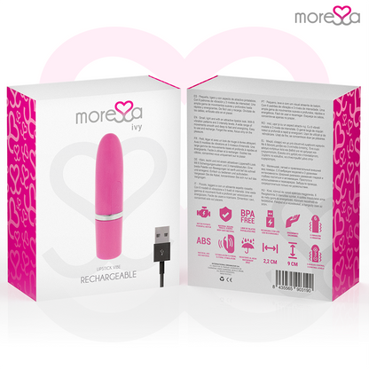 MORESSA - VIBRÁTOROVÝ STIMULÁTOR IVY CESTOVNÍ RŮŽOVÝ