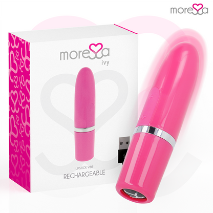 MORESSA - VIBRÁTOROVÝ STIMULÁTOR IVY CESTOVNÍ RŮŽOVÝ