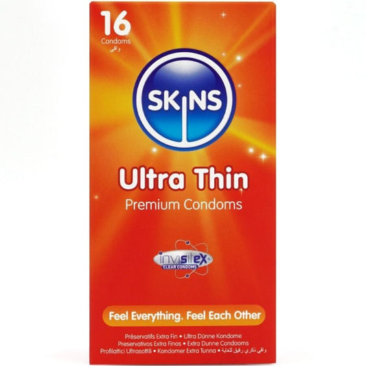 SKINS - ULTRA TENKÉ PREMIUM KONDOMY BALENÍ 16 KS