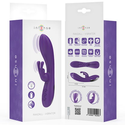 INTENSE - RANDALL RABBIT VIBRATOR 10 VIBRATIONS PURPLE