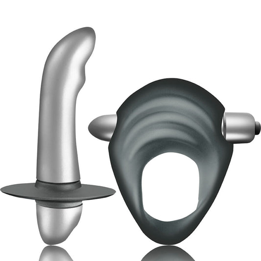 CLIMAXIMUM - LÁKAVÁ SADA ERODÝMNÍ KROUŽEK + VIBRAČNÍK NA PROSTATU PRO ZAČÁTEČNÍKY