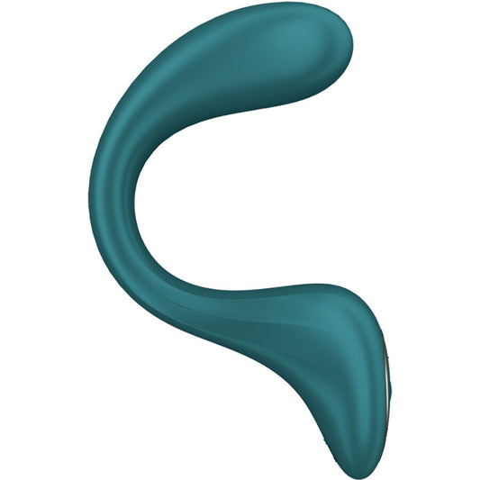 SATISFYER - G FOR FODDES 2 RABBIT VIBRÁTOR LAHVIČKOVĚ ZELENÁ