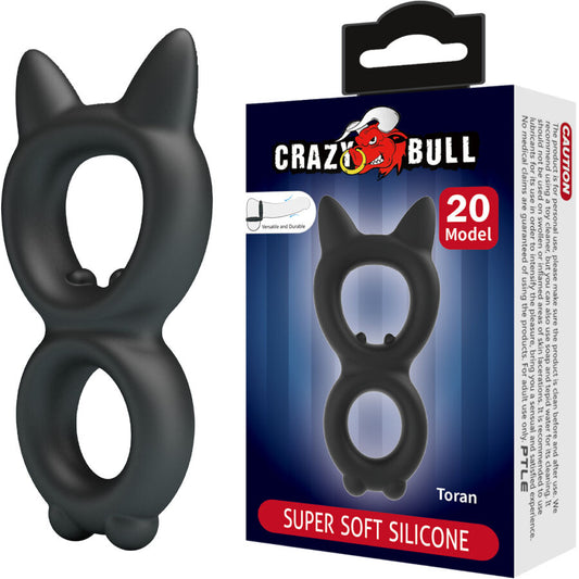CRAZY BULL - TORAN DVOJITÝ SILIKONOVÝ KROUŽEK MODEL 20