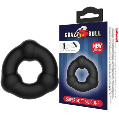 CRAZY BULL - SUPER MĚKKÝ SILIKONOVÝ PRSTEN S UZLÍKY