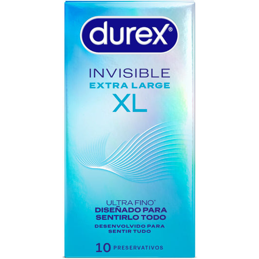 DUREX - NEVIDITELNÉ KONDOMY XL 10 KS