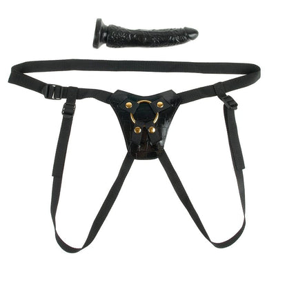 FETISH FANTASY GOLD - DESIGNOVÝ STRAP-ON