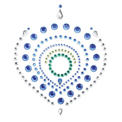 BIJOUX - INDISKRÉTNÍ FLAMBOYANT BLUE&amp;GREEN