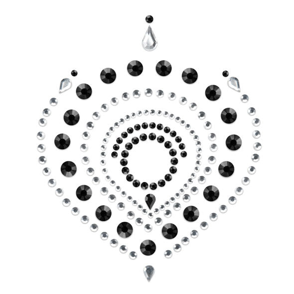 BIJOUX - INDISKRÉTNÍ FLAMBOYANT BLACK&amp;SILVER