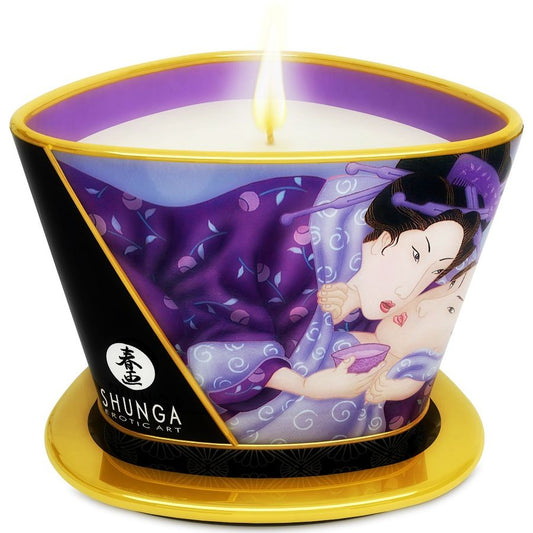SHUNGA - MASÁŽNÍ SVÍČKA MINI CARESS BY CANDELIGHT S EXOTICKÝM OVOCEM 170 ML