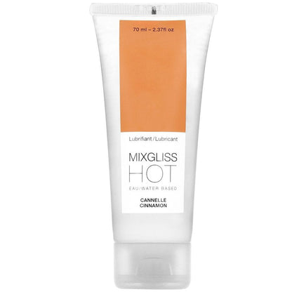 MIXGLISS - LUBRIKANT S TEPLÝM EFEKTEM SKOŘICOVÁ PŘÍCHUŤ 70 ML