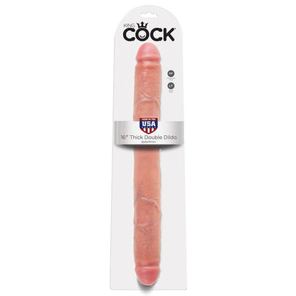 KRÁLOVSKÝ PÉROVÝ - SILNÉ DVOJITÉ DILDO Z TĚLA 40,6 CM
