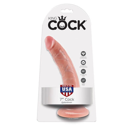KRÁLOVSKÝ PÉROVÝ - 7 DILDO FLESH 17,8 CM
