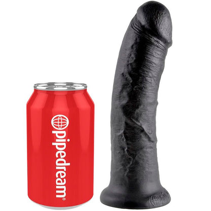 KING COCK - 8 DILDO ČERNÝ 20,3 CM