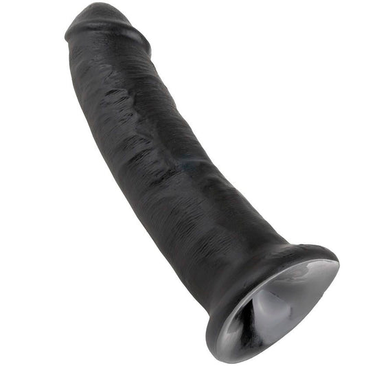 KING COCK - 9 DILDO ČERNÝ 22,9 CM
