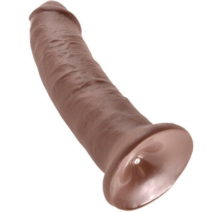 KRÁLOVSKÝ PÉROVÝ - 9 DILDO HNĚDÉ 22,9 CM
