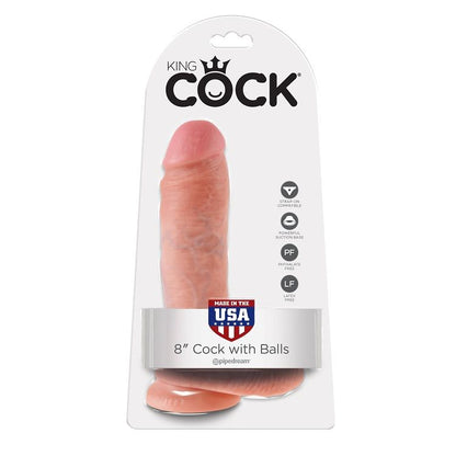 KING COCK - 8 dildo s masa a koulemi 20,3 cm