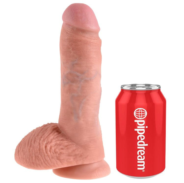 KING COCK - 8 dildo s masa a koulemi 20,3 cm