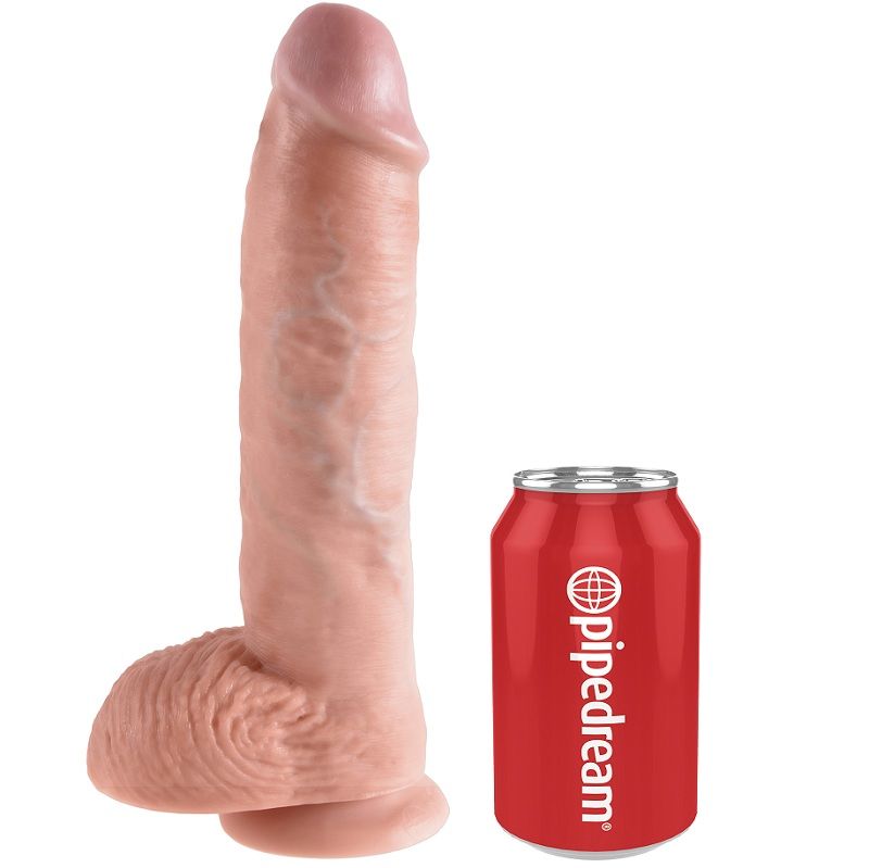 KING COCK - 10 dildo s masa a koulemi 26,5 cm