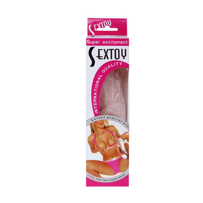 BAILE - REALISTICKÉ SILIKONOVÉ DILDO S DOTYKEM KŮŽE 19 CM, NÁHODNÁ BARVA V KRABIČCE