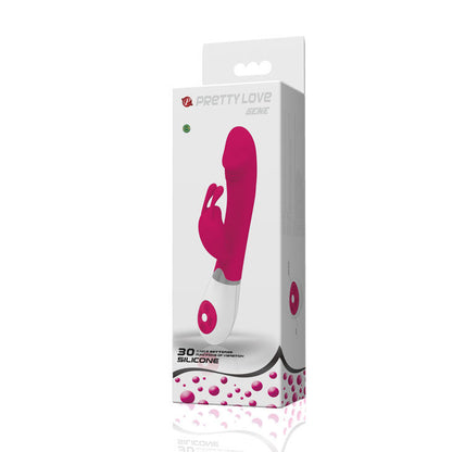 PRETTY LOVE - FLIRTOVACÍ VIBRÁTOR S KRÁLIČÍM GENEM