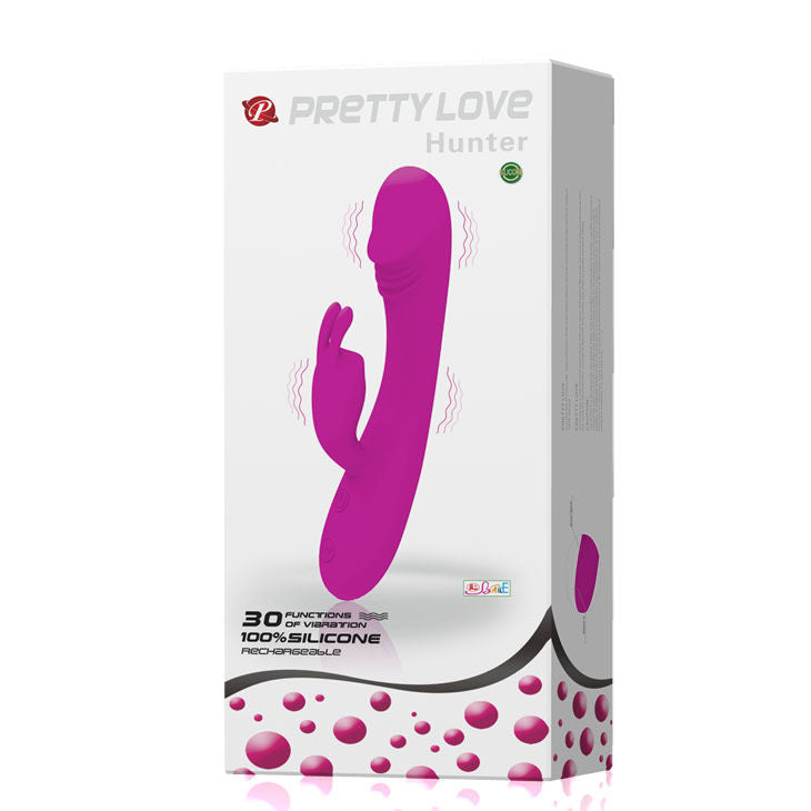 PRETTY LOVE - CHYTRÝ VIBRÁTOR S KRÁLÍKEM A 30 LOVECKÝMI REŽIMY