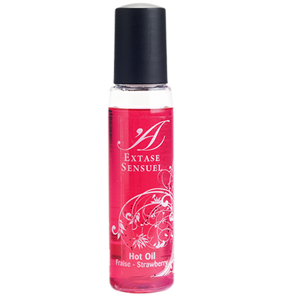 EXTASE SENSUAL - JAHODNÝ STIMULOVACÍ OLEJ HEAT TRIP 35 ML